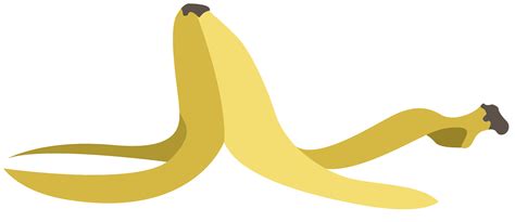 Banana Peel PNG Image - PNG Mart