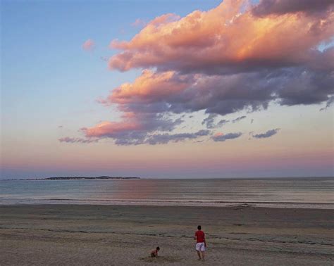 Sunset over Revere Beach Revere MA Photograph by Toby McGuire - Fine ...