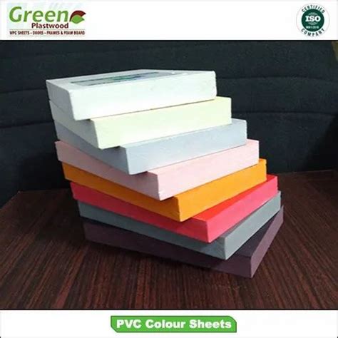 Green Plastwood Multicolor Color PVC Solid Board at Rs 120/square feet in Ahmedabad