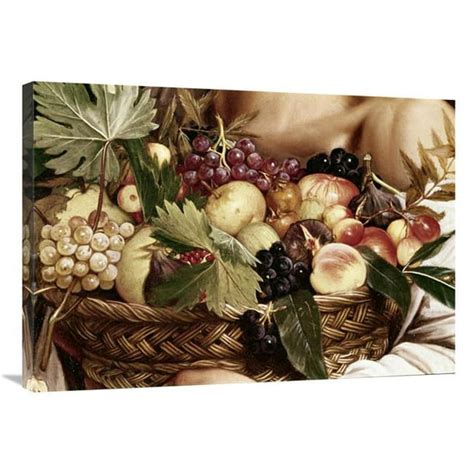 36 in. Boy with Basket of Fruit - Detail Art Print - Caravaggio ...