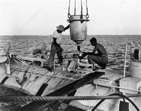 Trieste bathyscaphe, 1960 - Stock Image - C035/4372 - Science Photo Library