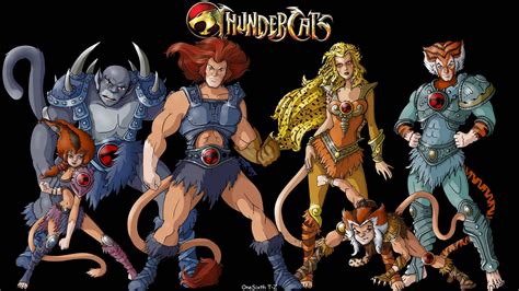 Download Thundercats 1985 animated heroes in action Wallpaper | Wallpapers.com