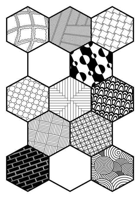 Zentangle, Wall Art, Squares, Pattern | Geometric patterns drawing ...