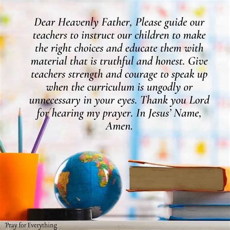 10 Powerful Prayers for Teachers