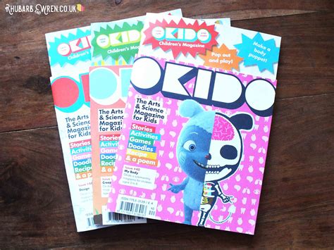 Okido Children's Magazine Subscription Review - Rhubarb and Wren