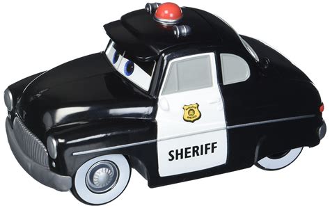 Buy Disney Pixar Cars Track Talkers Sheriff Vehicle, 5.5-in Talking Movie Toy with Sound Effects ...