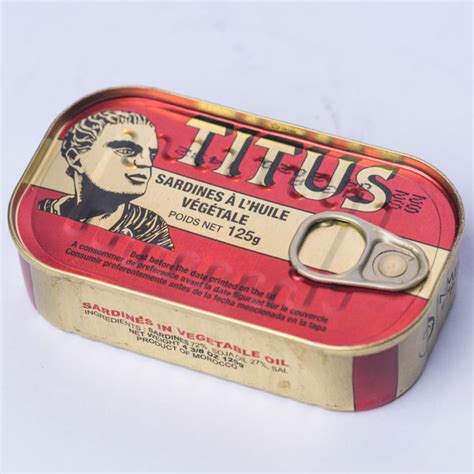 TITUS SARDINES IN VEGETABLE OIL 125G – Eko Food Market Xpres Limited