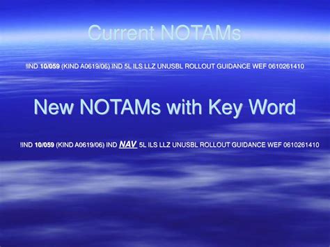 The "D" NOTAM Effective Jan 28, ppt download