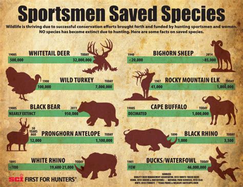 Infographic: Sportsmen saved species | Outdoor Wire