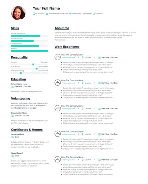 Make A Resume For Free Resume Template 1 - wikiresume.com