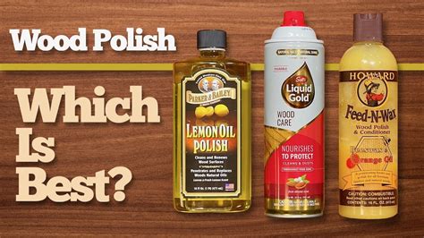 The Best Wood Polish • For Your Furniture, Speakers & Cabinets - YouTube