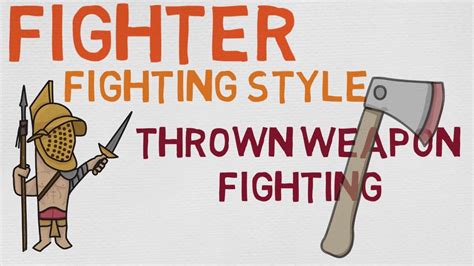 Fighting Style #10: Thrown Weapon Fighting (DnD 5E) - YouTube