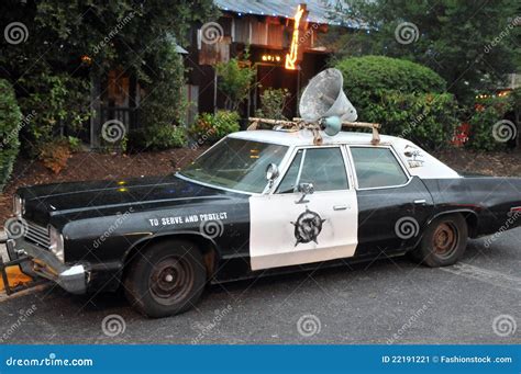 Vintage Police Car Stock Image - Image: 22191221