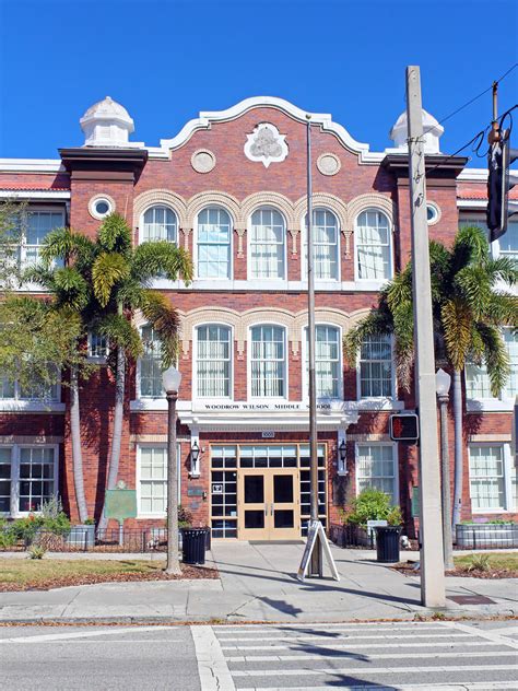 Woodrow Wilson Middle School, Hyde Park, Tampa | Front entra… | Flickr