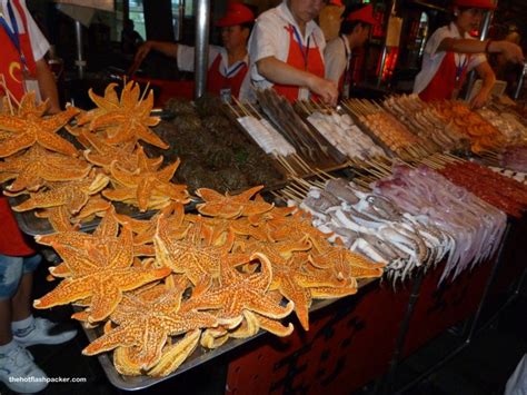 Eating Creepy Crawlies at Donghuamen Night Market in Beijing ...