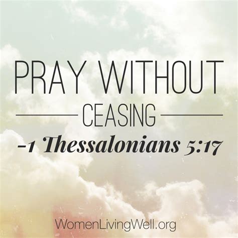 Verse of the Day - 1 Thessalonians 5:17 KJV - Highland Park Baptist ...