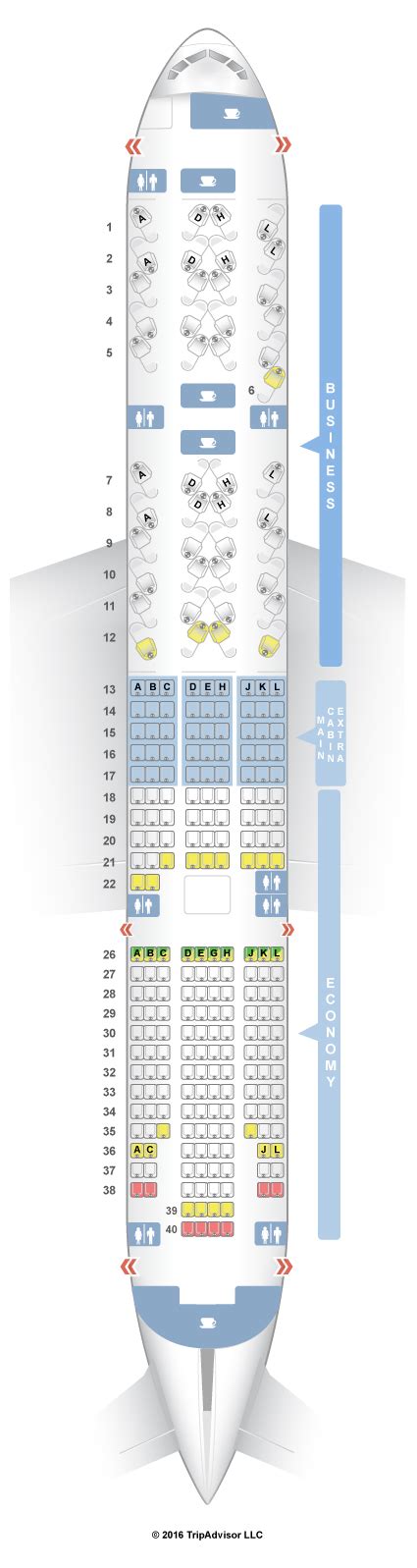 SeatGuru Seat Map American Airlines Boeing 777-200 (777) V2 | American ...