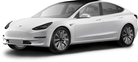 White Tesla Electric Car Transparent | PNG All