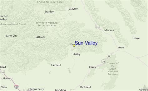 Sun Valley Ski Resort Guide, Location Map & Sun Valley ski holiday accommodation