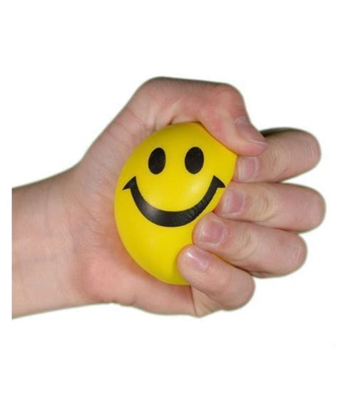 Smiley Face Squeeze Stress Ball - SET OF 3 - 3 inch (Yellow) - Buy Smiley Face Squeeze Stress ...