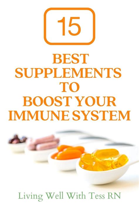 the cover of the book 15 best supplements to booster your immune system