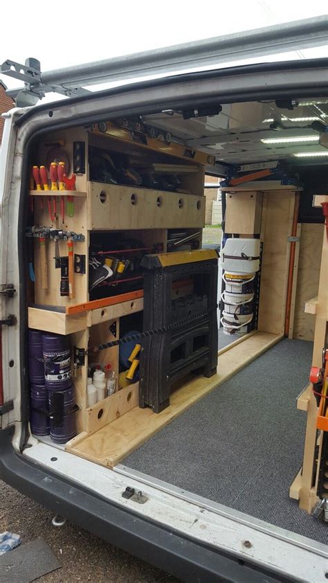 I made this rack outside of the van and fitted it in mainly so I knew I ...