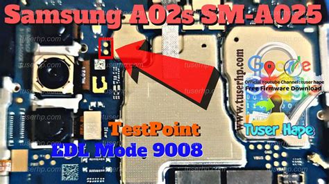 Samsung Galaxy A02S SM-A025F ISP Test Point | EDL Mod 9008