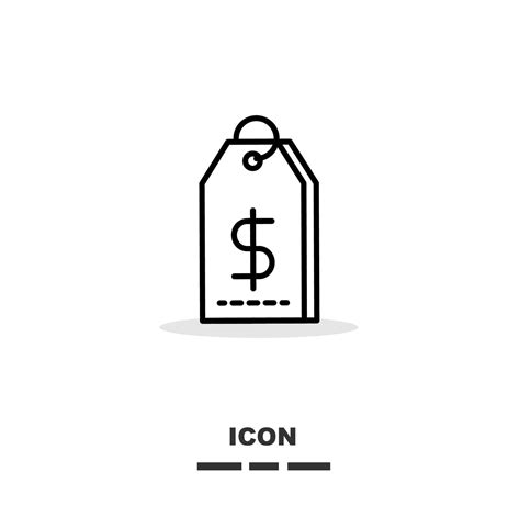 Label icon in black and white colour 19990086 Vector Art at Vecteezy