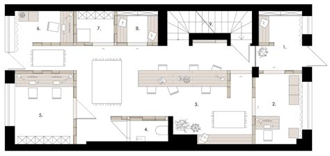 10 planos de oficinas divididos de maneras interesantes | Peaceful Place