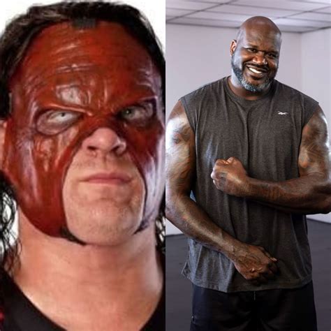 Shaquille O’Neal Makes The Undertaker’s Brother, Kane, Look Small Next ...