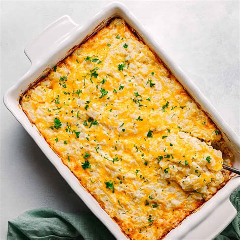 Cheesy Hash Brown Casserole (Funeral Potatoes) | Posh Journal