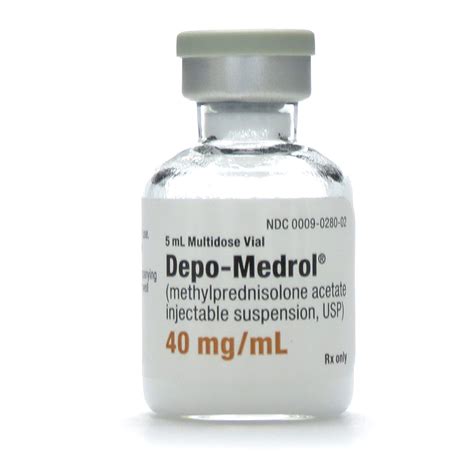 Depo-Medrol, (Methylprednisolone Acetate) | McGuff Medical Products