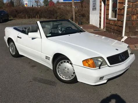 NO RESERVE NR 1990 MERCEDES BENZ SL500 ROADSTER CONVERTIBLE RUNS GREAT CLEAN for sale - Mercedes ...