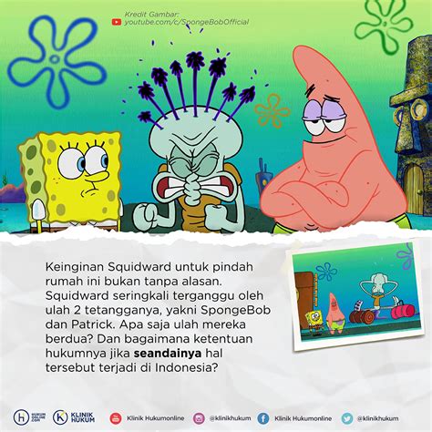 5 Kelakuan SpongeBob yang Bikin Squidward Pindah Rumah