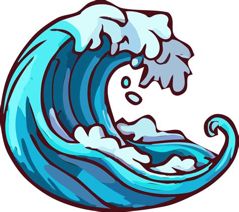 Tsunami png graphic clipart design 24295786 PNG