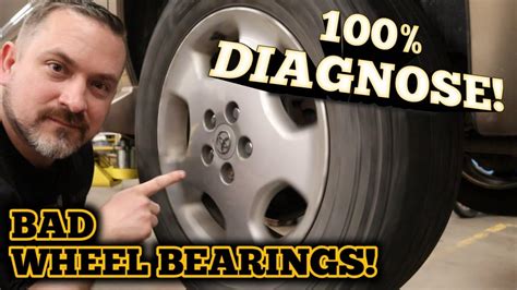 How to 100% diagnose a bad wheel bearing. - YouTube