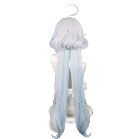 Fontaine Focalors Cosplay Wig Game Genshin Impact Furina Hair Anime Hairpieces | eBay