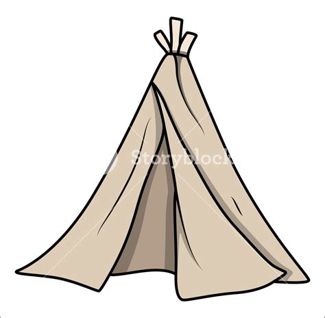 Cartoon Kids Tent - Vector Illustrations Royalty-Free Stock Image ...