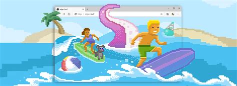 Microsoft Edge Users Can Now Play the Surf Game Inside the Browser