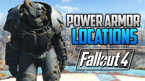 Fallout 4 - ALL FULL POWER ARMOR LOCATIONS! T45, T51, Raider, T60 & X ...