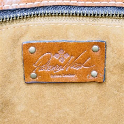 Patricia Nash Genuine Italian Leather Brown Tote Bag:… - Gem