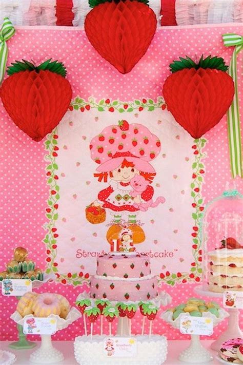 This Vintage Strawberry Shortcake Birthday Party Is Everything | Strawberry shortcake birthday ...