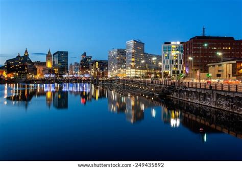 Skyline Liverpool Docks Which Beautiful Tourist Stock Photo (Edit Now ...