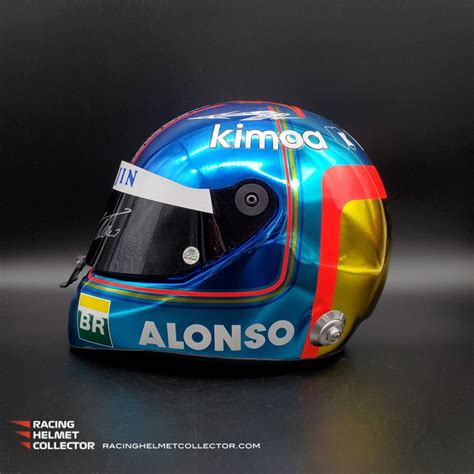 Fernando Alonso Signed Helmet 2018 Abu Dhabi Autographed Display F1 He ...