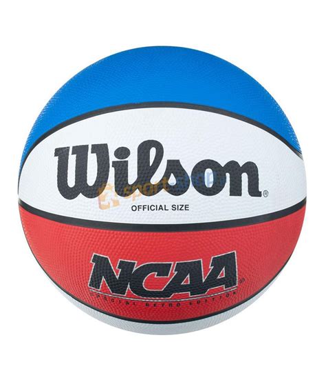 Wilson Ncaa Retro Basketball - Blue/red/white: Buy Online at Best Price on Snapdeal