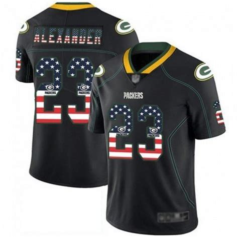 Packers Jaire Alexander USA Flag Color Rush Jersey – US Sports Nation