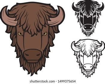 Bison Head Vector Illustration Design Stock Vector (Royalty Free ...