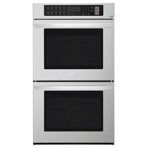 Shop LG EasyClean Self-Cleaning Convection Double Electric Wall Oven ...