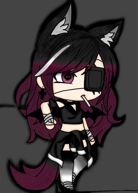 Gacha Bad girl | Anime wolf girl, Cute anime character, Cute anime chibi