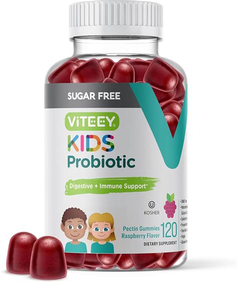 Amazon.com: Probiotic Gummies for Kids - 2 Billion CFUs - Probiotics Kids Constipation Relief ...